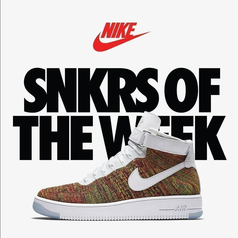 VTG* NIKE AIR FORCE 1 ULTRA FLYKNIT SNKRS OF THE WEEK 8.5